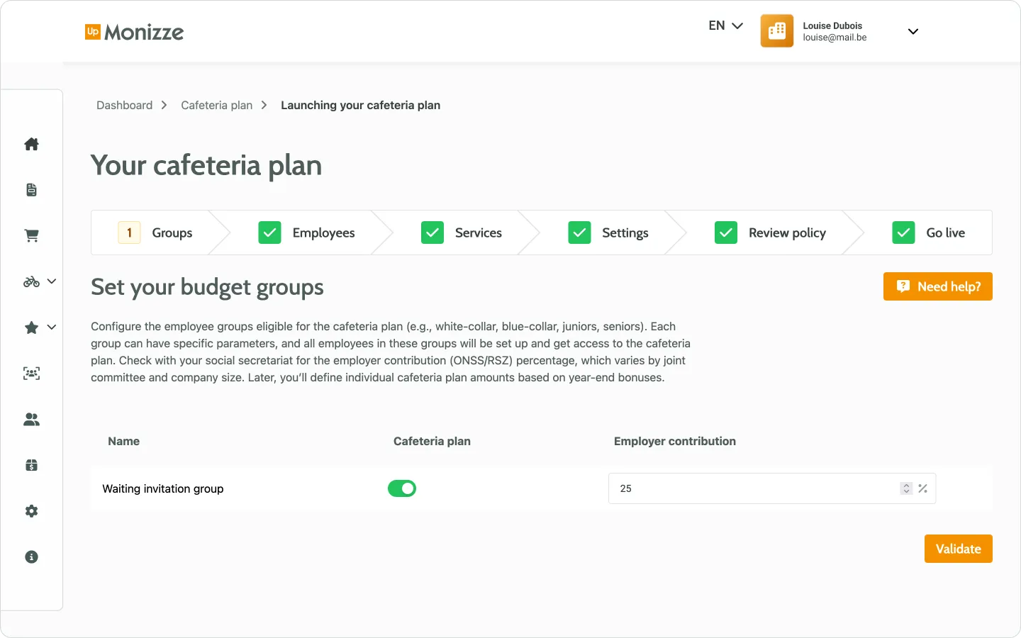 RewardFlex Onboarding Process