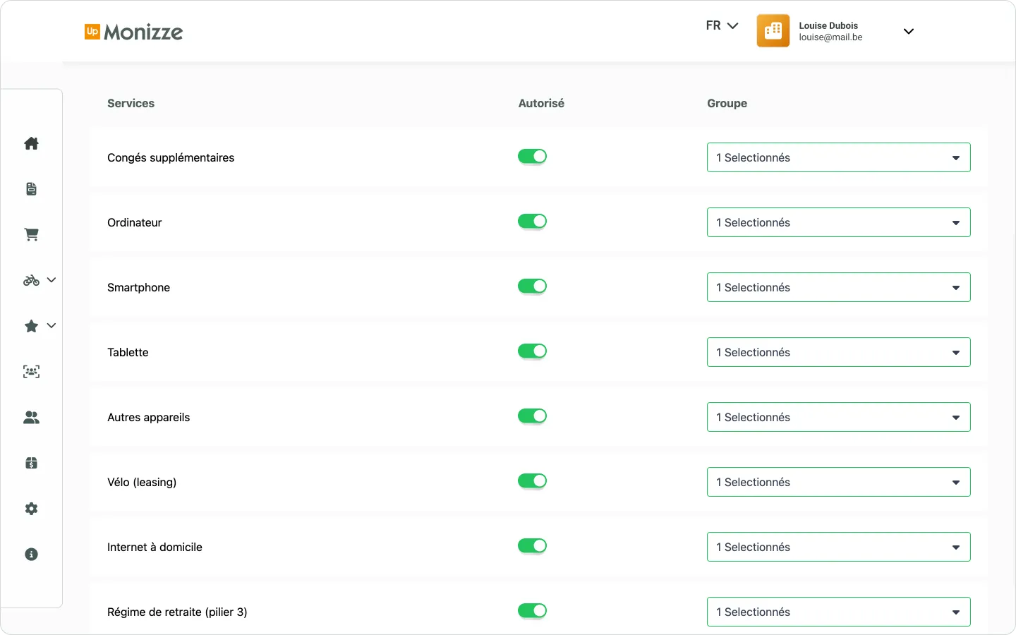 RewardFlex Employee Dashboard