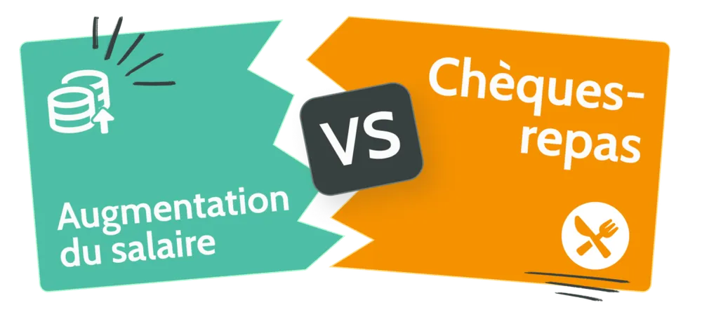 Quelle est la différence financière entre les chèques-repas et l’augmentation de salaire ? 